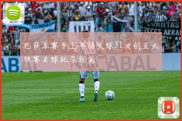 巴萨本赛季上半场失球31次创五大联赛丢球纪录新高